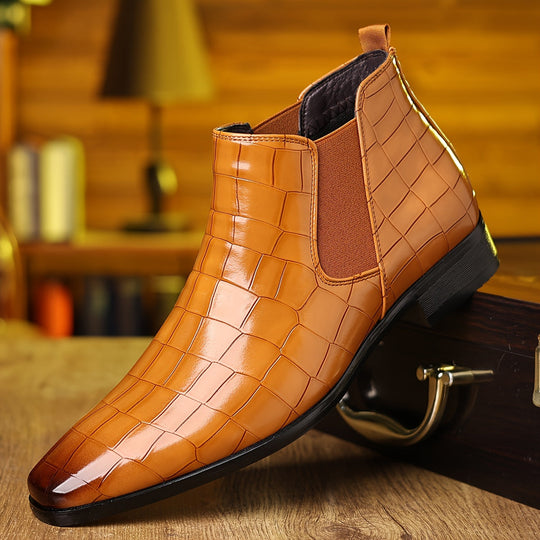 Elmar | Raffinierter Charme Square-Toe Chelsea Boots