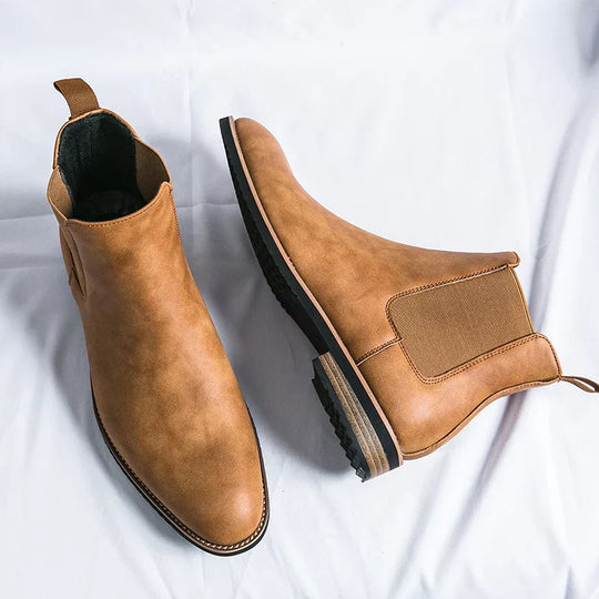 Dirk | Chelsea-Stiefel aus Leder