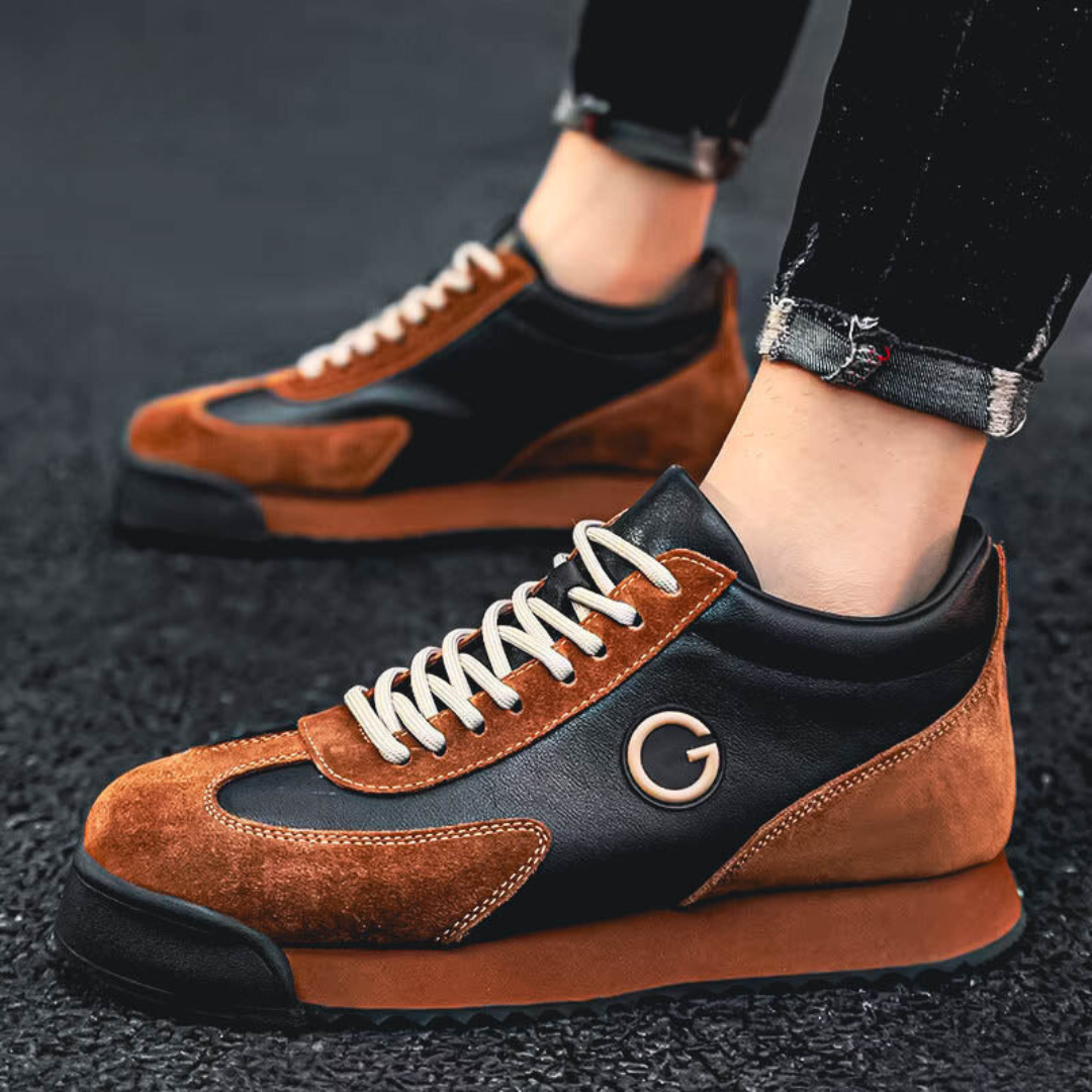 Gerd | Italienische Leder- Turnschuhe