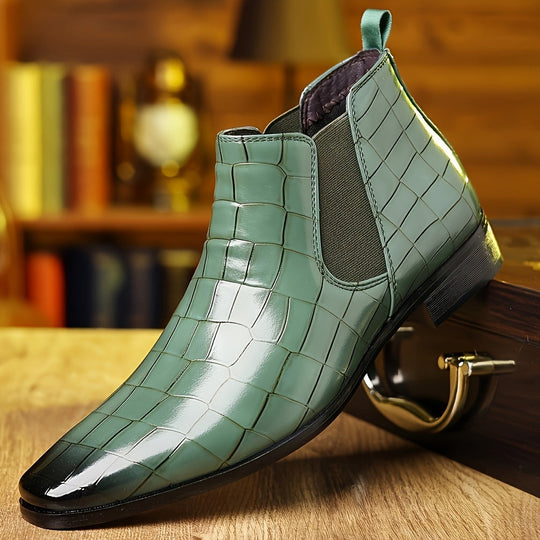 Elmar | Raffinierter Charme Square-Toe Chelsea Boots